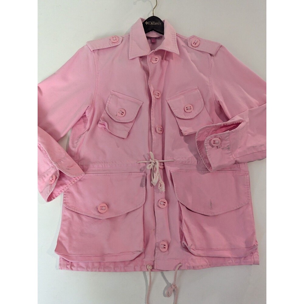 Betseyville Womens Jacket Sz 6 Barbiecore Betsey Johnson Designer Jacket